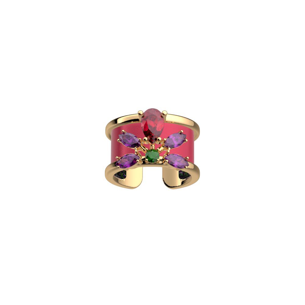 bague-sheherazade-doree-cuir-rose-arabie