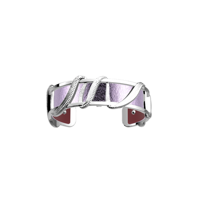 Drapé bracelet, Metallic Lavender / Wild Violet reversible insert drape-bracelet-metallic-lavender-wild-violet-reversible-insert-pack_manchettes_essentielles