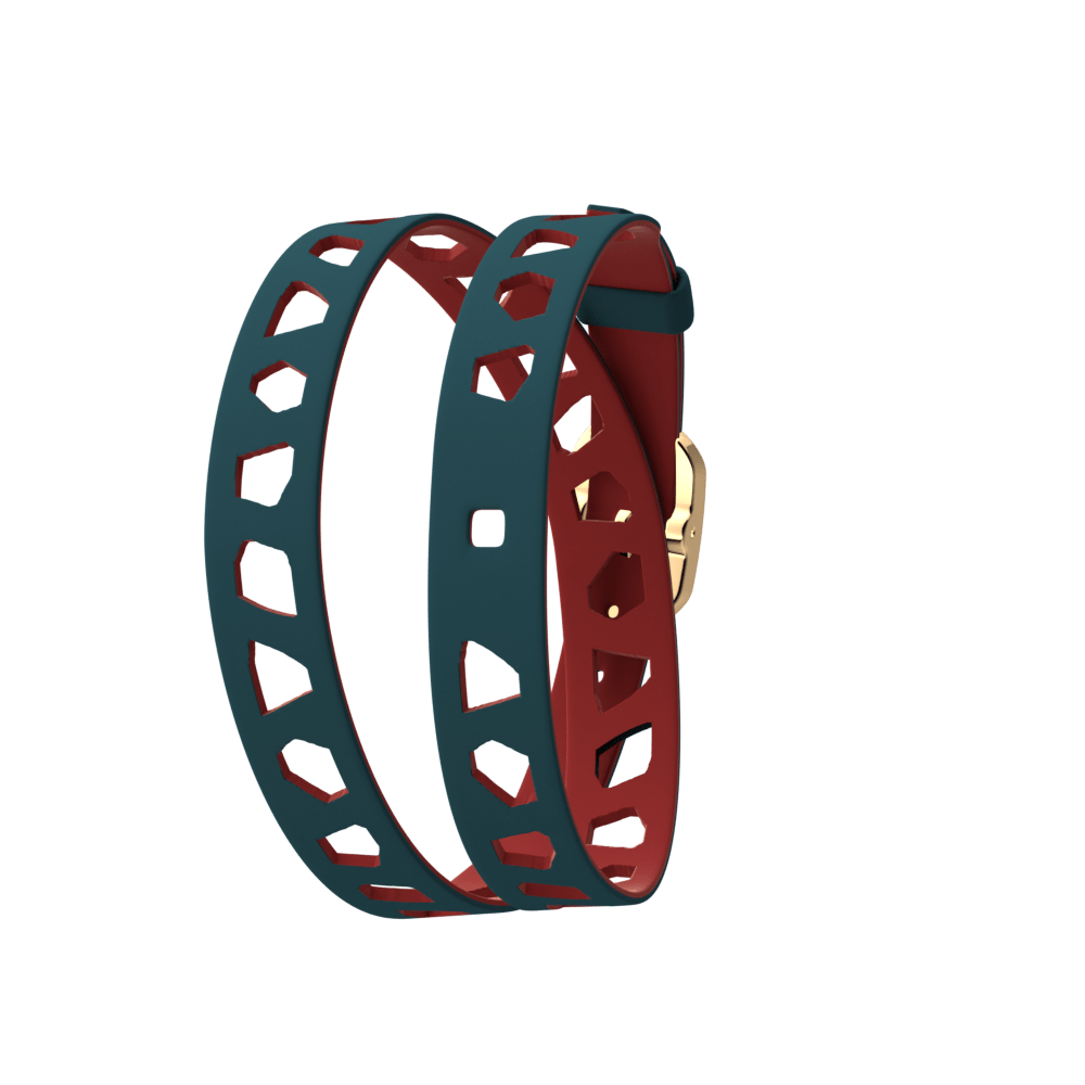 wraparound-leather-strap-girafe-petrol-blue-raspberry-gold-finish-le_double_tour-1