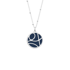 Collier Valse, cuir réversible Sun / Marine image number 2