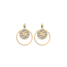 Azur Earrings, Light pink / Light Grey reversible insert image number 2