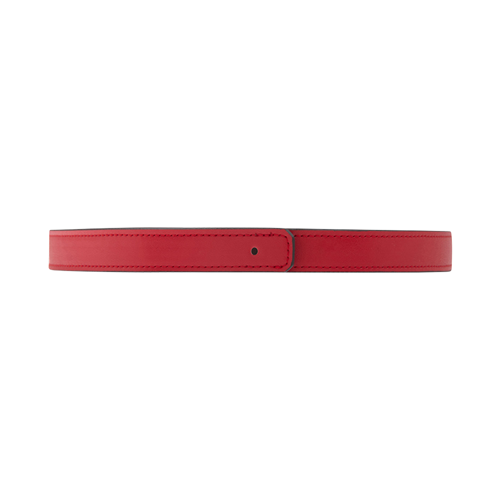 Ceinture largeur 19 mm, Framboise / Marron Foncé - Les Georgettes - Modalova