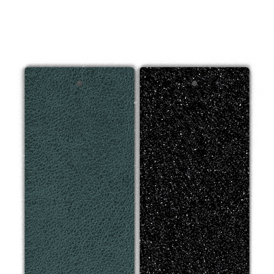 cuir-manchettes-bleu-petrole-noir-glitter-manchette