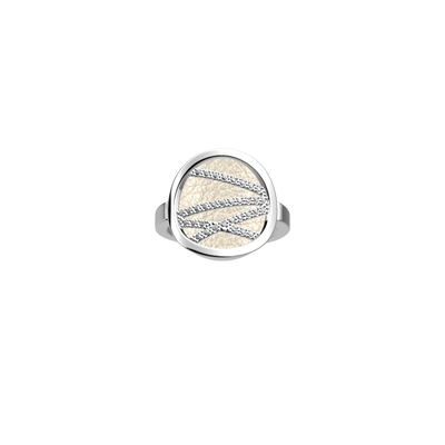 Liens ring, Pearl White / Magnolia reversible insert liens-ring-pearl-white-magnolia-reversible-insert-pack_bague_precieuse