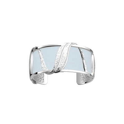 Drapé bracelet, Disco / Crystal Blue reversible insert drape-bracelet-disco-crystal-blue-reversible-insert-pack_manchettes_essentielles