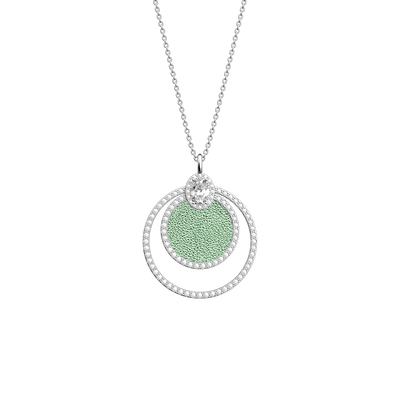 Collier Nuit, cuir réversible Aquatic / Aquamarine Métallisé collier-nuit-cuir-reversible-aquatic-aquamarine-metallise-pack_colliers