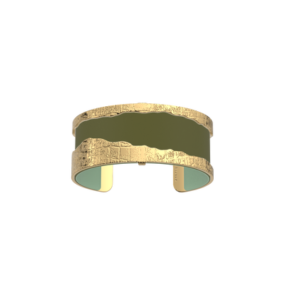 Caïman bracelet, Olive / Fresh Water reversible insert caiman-bracelet-olive-fresh-water-reversible-insert-pack_manchettes_essentielles