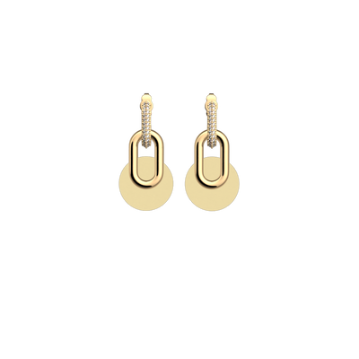 Chaîne earrings, Caramel / Fine Sand reversible inserts chaine-earrings-caramel-fine-sand-reversible-inserts-pack_boucles_d_oreilles_essentielles_et_precieuses