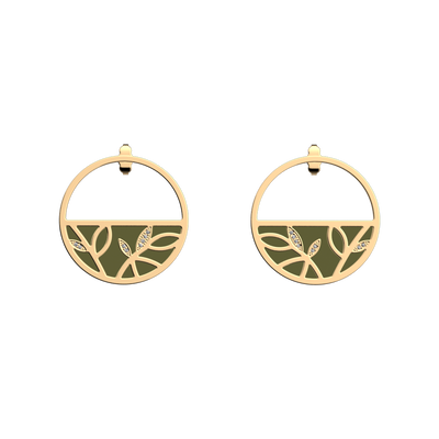 Arbre de Vie earrings, Fresh Water / Olive reversible inserts  arbre-de-vie-earrings-fresh-water-olive-reversible-inserts-pack_boucles_d_oreilles_essentielles_et_precieuses