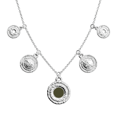 Collier Pépite Pampille, cuir réversible Vert de Gris / Bronze Paillettes collier-pepite-pampille-cuir-reversible-vert-de-gris-bronze-paillettes-pack_colliers