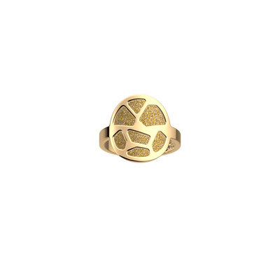 Girafe ring, Cream / Gold Glitter reversible insert girafe-ring-cream-gold-glitter-reversible-insert-pack_bagues_essentielles