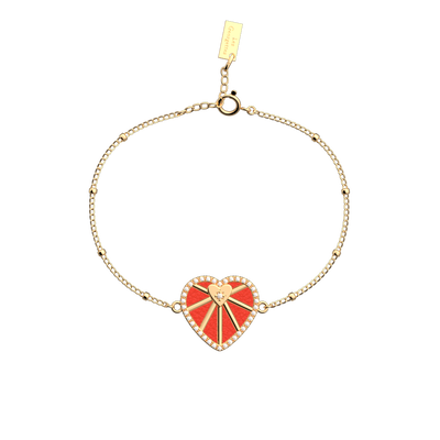Bracelet chaîne Cœur Céleste, cuir réversible Rouge Passion / Glamour bracelet-chaine-c-ur-celeste-cuir-reversible-rouge-passion-glamour-pack_bracelets_chaines_joncs