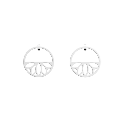 Lotus earrings lotus-earrings-pendantes