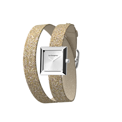 montre-boitier-absolue-carre-bracelet-cuir-double-tour-creme-paillettes-dorees-boucle-argentee-pack_bracelet_cuir_montre