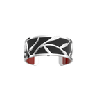 Épis de Blé Bracelet, Patent Red / Black reversible insert image number 2