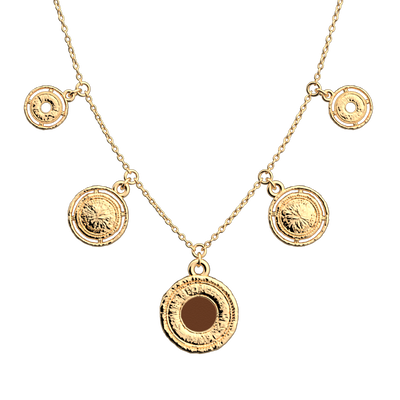 Pépite Pampille necklace, Terracotta / Bronze reversible insert pepite-pampille-necklace-terracotta-bronze-reversible-insert-pack_colliers