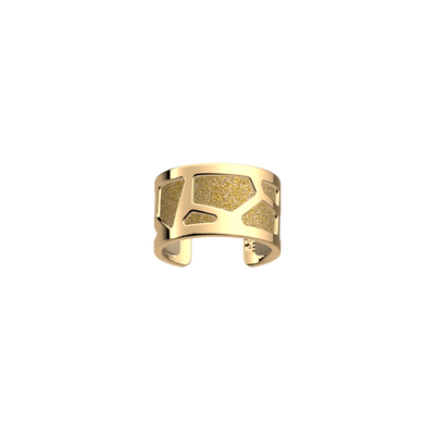 Girafe ring, Cream / Gold Glitter reversible insert girafe-ring-cream-gold-glitter-reversible-insert-pack_bagues_essentielles