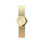 Palmier mesh watch - Gold finish, l'Absolue round watch case image number 2