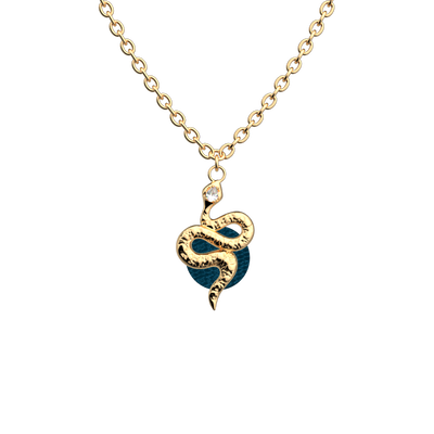Collier Serpent, cuir réversible Écailles Bleutées / Bleu Georgettes collier-serpent-cuir-reversible-ecailles-bleutees-bleu-georgettes-pack_colliers