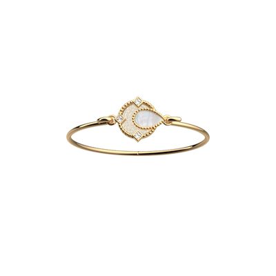 Constance bangle, Pearl White / Magnolia reversible insert constance-bangle-pearl-white-magnolia-reversible-insert-pack_bracelets_chaines_joncs