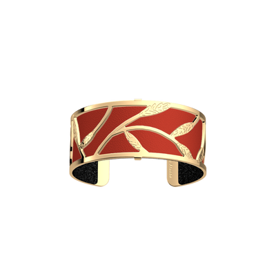 Épis de Blé bracelet, Black Glitter / Red reversible insert epis-de-ble-bracelet-black-glitter-red-reversible-insert-pack_manchettes_essentielles