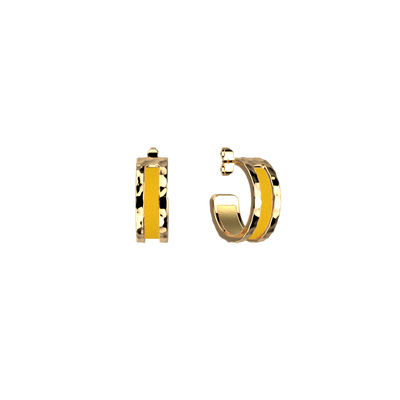 Pure Martelée earrings, Gold / Sun reversible inserts pure-martelee-earrings-gold-sun-reversible-inserts-pack_bo_creoles