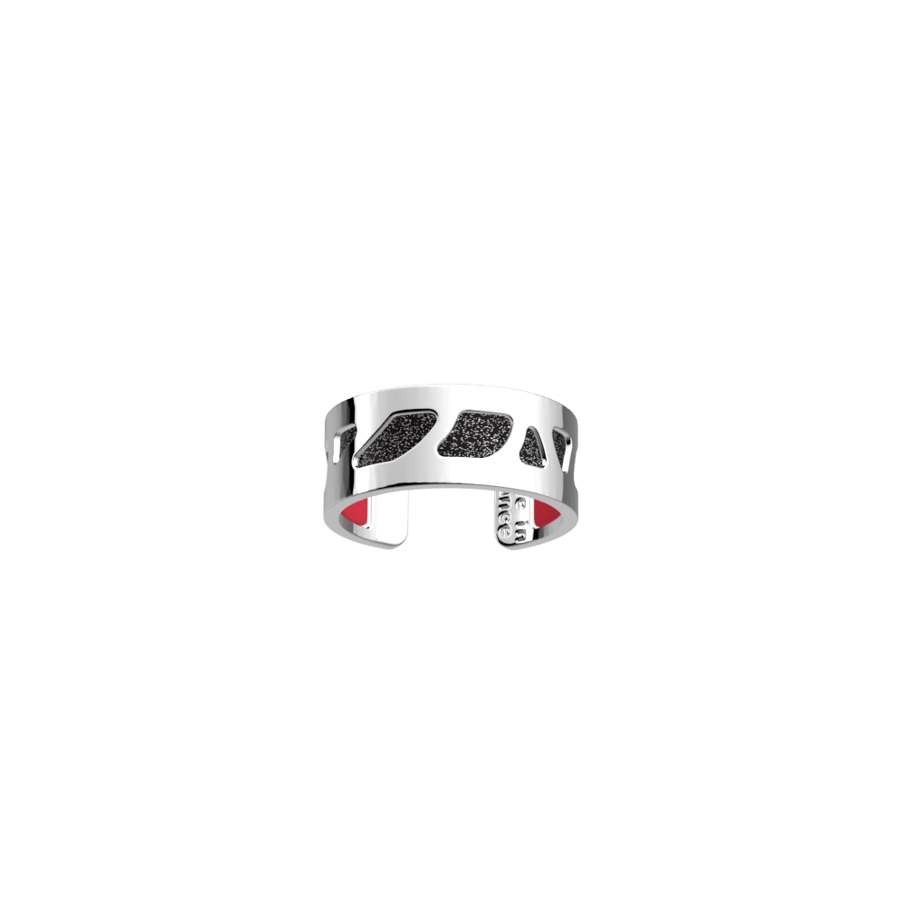 Perroquet Ring, Black Glitter / Red reversible insert image number 1