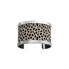 Pure Rayonnante Bracelet, silver finish, White Cheetah / Black Glitter image
