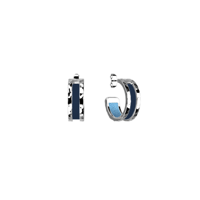 Pure Martelée earrings, Marine / Starry Sky reversible inserts pure-martelee-earrings-marine-starry-sky-reversible-inserts-pack_bo_creoles