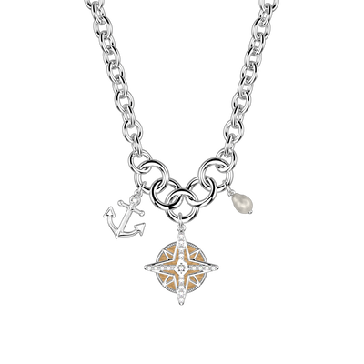 Rose des Vents necklace, Fine Sand / Caramel reversible insert rose-des-vents-necklace-fine-sand-caramel-reversible-insert-pack_colliers