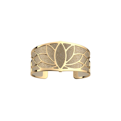 Manchette Lotus, cuir réversible Crème / Paillettes Dorées manchette-lotus-cuir-reversible-creme-paillettes-dorees-pack_manchettes_essentielles