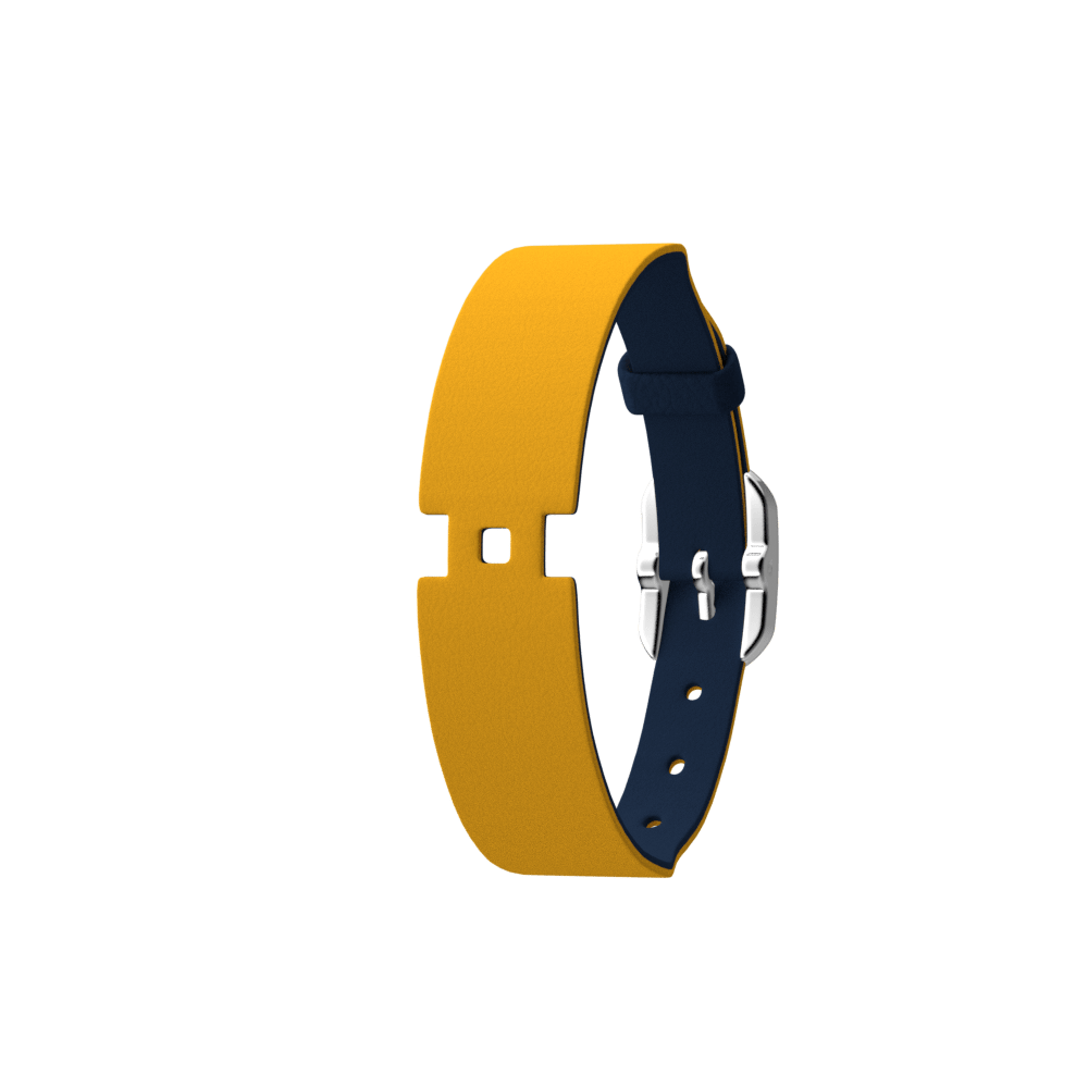 Bracelet cuir, Sun / Marine - Les Georgettes - Modalova