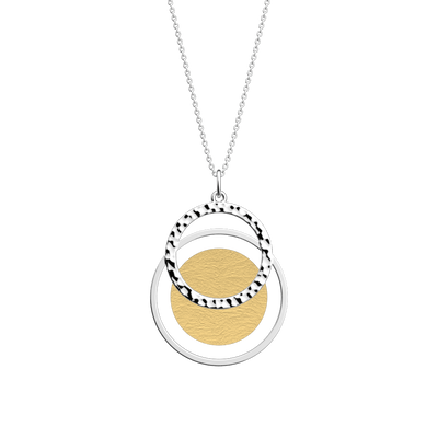 Collier Pure Martelée, cuir réversible Solaire / Doré collier-pure-martelee-cuir-reversible-solaire-dore-pack_colliers