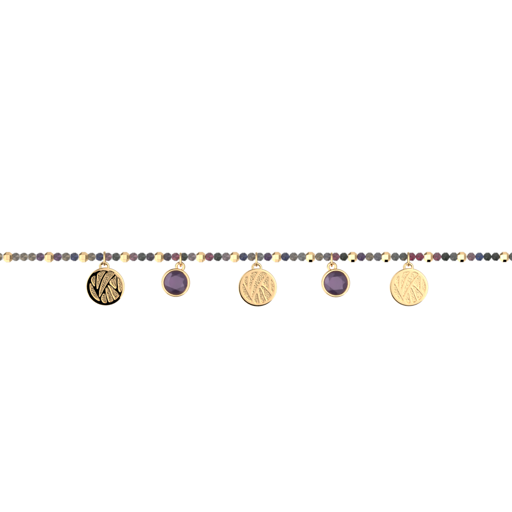 Bracelet chaîne Perroquet Perle - Les Georgettes - Modalova