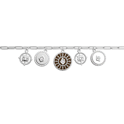 Bracelet Astrale Pampille, cuir réversible Vert de Gris / Bronze Paillettes bracelet-astrale-pampille-cuir-reversible-vert-de-gris-bronze-paillettes-pack_bracelets_chaines_joncs