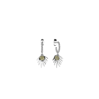 Boucles d'Oreilles Arbre de Vie Créoles Pendantes
