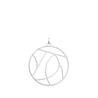Valse Pendant Round 45 mm, Silver Finish image number 1