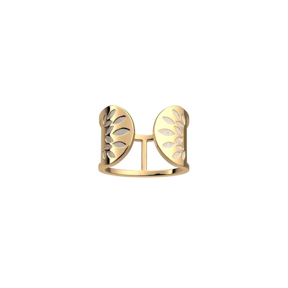 Bague Lotus Laque - Les Georgettes - Modalova