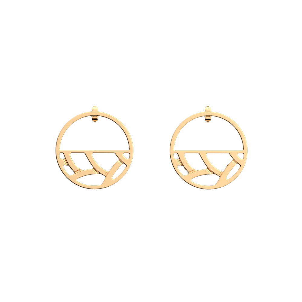 Boucles d'oreilles Tresse - Les Georgettes - Modalova