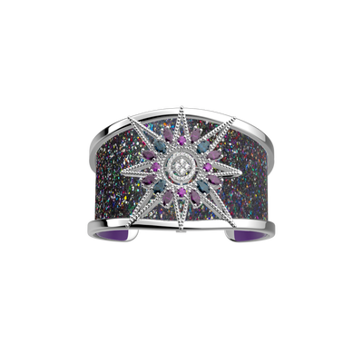 Étoile bracelet, Violet / Vibrant Glitter reversible insert etoile-bracelet-violet-vibrant-glitter-reversible-insert-pack_manchettes_essentielles
