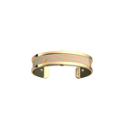 Pure Originelle Bracelet, Gold finish, Metallic Curves / Khaki image number 1