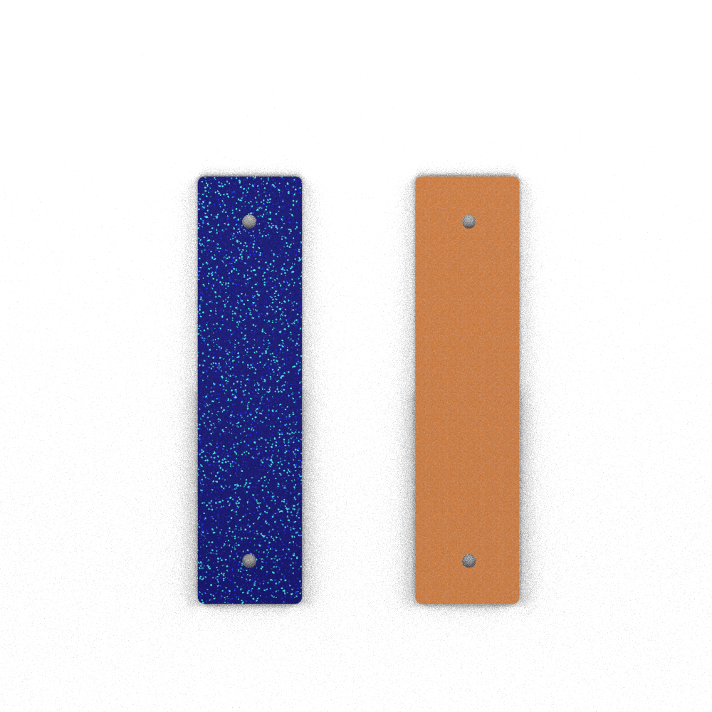 Cuir - Colliers, Glitter Bleu / Abricot - Les Georgettes - Modalova