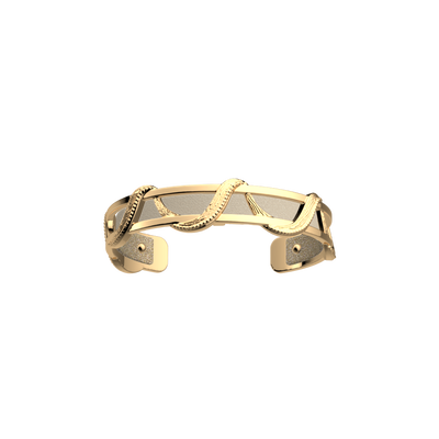 Drapé bracelet, Cream / Gold Glitter reversible insert drape-bracelet-cream-gold-glitter-reversible-insert-pack_manchettes_essentielles