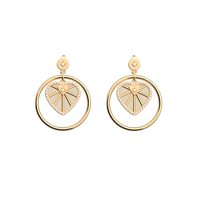Cœur Céleste earrings, Gold Glitter / Cream reversible inserts c-ur-celeste-earrings-gold-glitter-cream-reversible-inserts-pack_boucles_d_oreilles_essentielles_et_precieuses