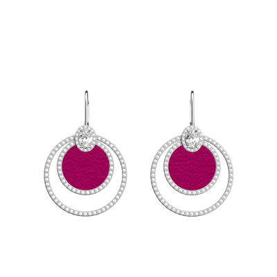Nuit earrings, Exotic Fuchsia / Pink Amaryllis reversible inserts nuit-earrings-exotic-fuchsia-pink-amaryllis-reversible-inserts-pack_boucles_d_oreilles_essentielles_et_precieuses