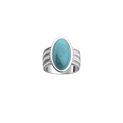 Turquoise Solitaire ring, Les Intemporels turquoise-solitaire-ring-les-intemporels-bague_large