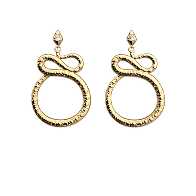 Serpent earrings serpent-earrings-pendantes