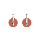 Martelle Earrings, Silver finish, Rubik / Blush image number 2