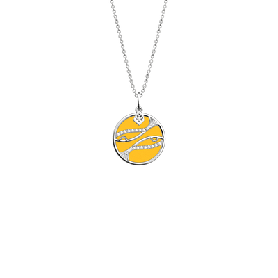 Pisces necklace, Sun / Navy Blue reversible insert pisces-necklace-sun-navy-blue-reversible-insert-pack_collier_zodiaque