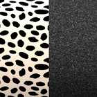 Leather insert - Bracelets & Bags, White Cheetah / Black Glitter image number 1